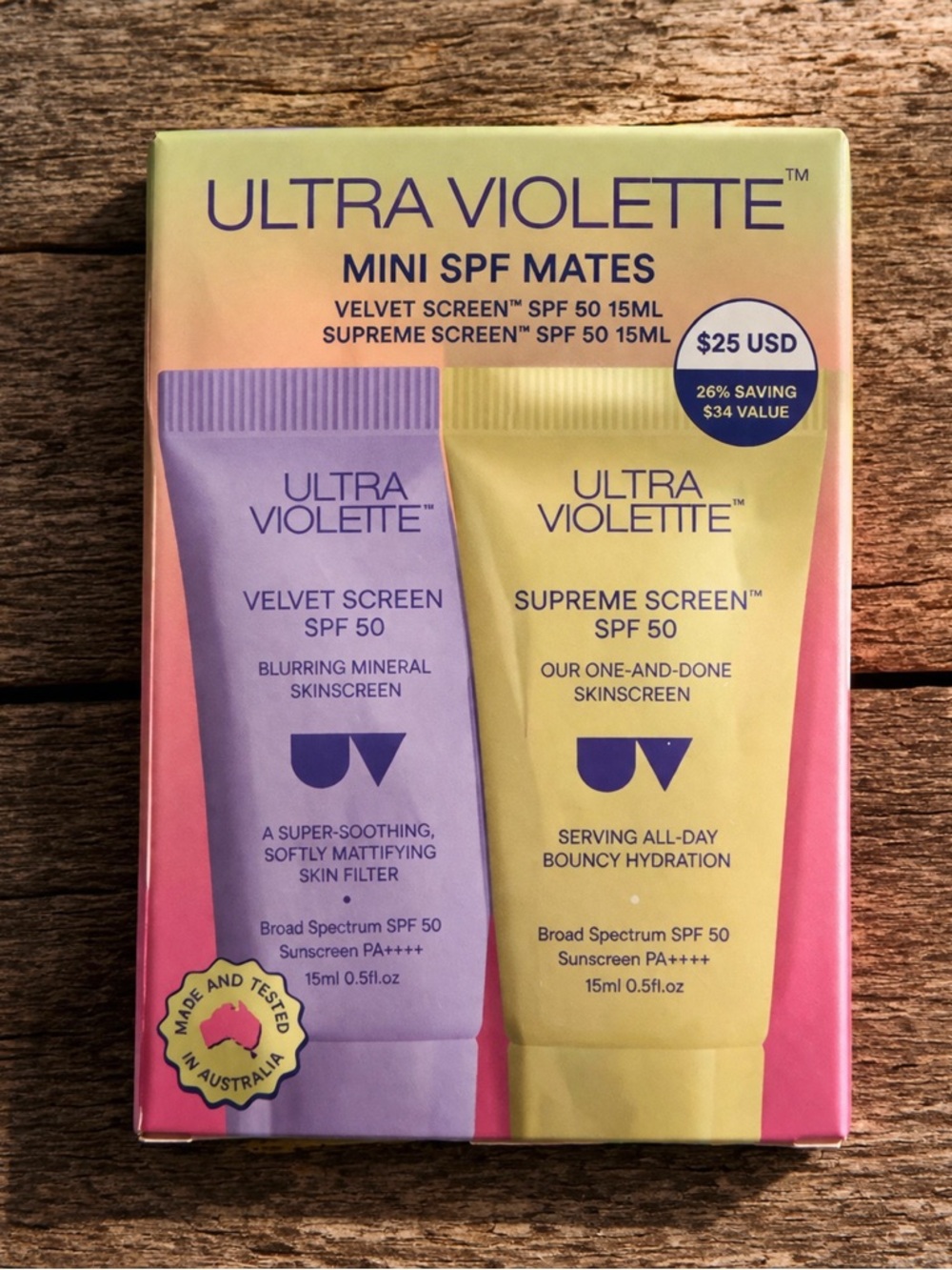 ULTRA VIOLETTE Mini SPF Mates Sunscreen Duo Kit